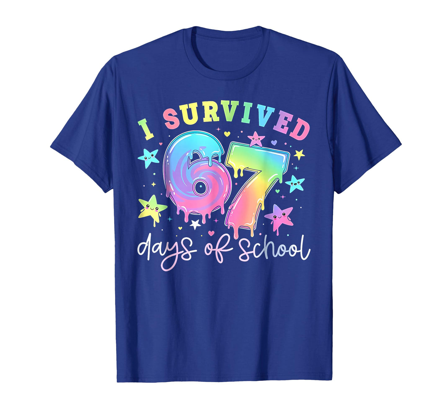 I Survived 67 Days of School Funny 67 Meme Teacher Student T-Shirt