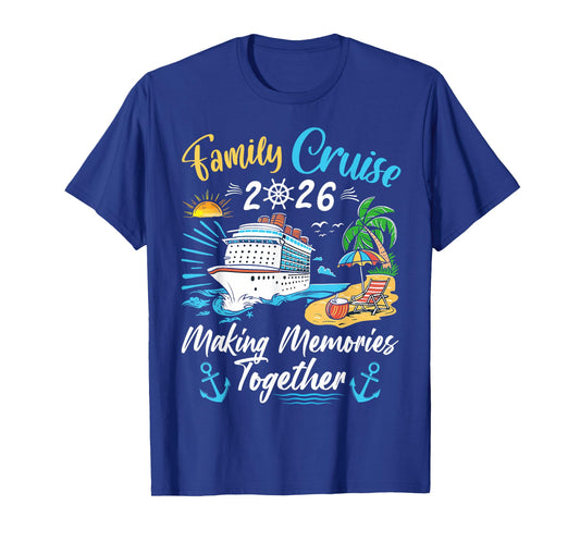 Family Cruise 2026 Vacation Trip Group Matching Cruise Ship T-Shirt