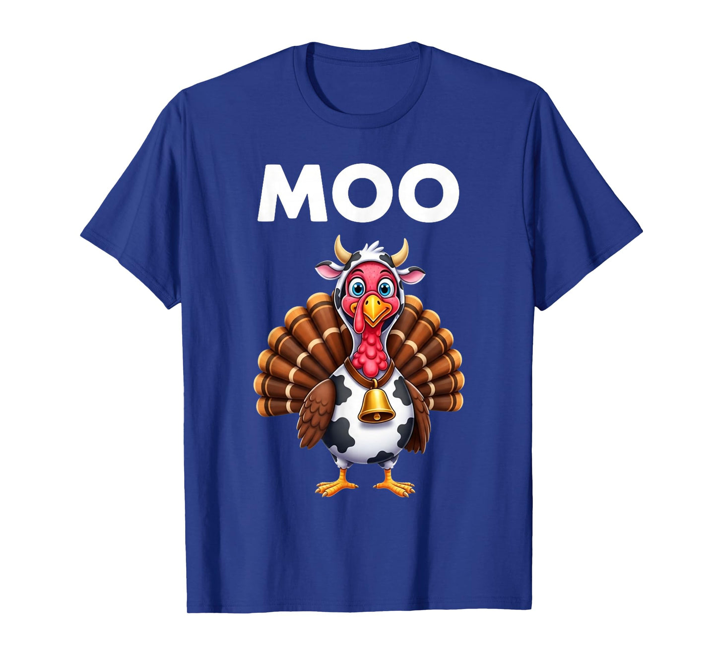 Moo Turkey Funny Sarcastic Thanksgiving T-Shirt