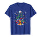 CNA Nurse Stethoscope Colorful Lights Xmas Tree Job Team T-Shirt