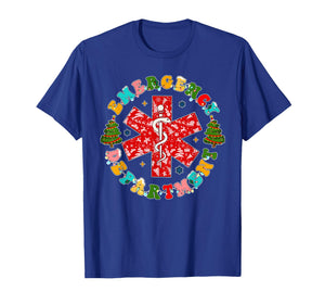 Christmas Emergency Room ER RN Nurse Department Healthcare T-Shirt