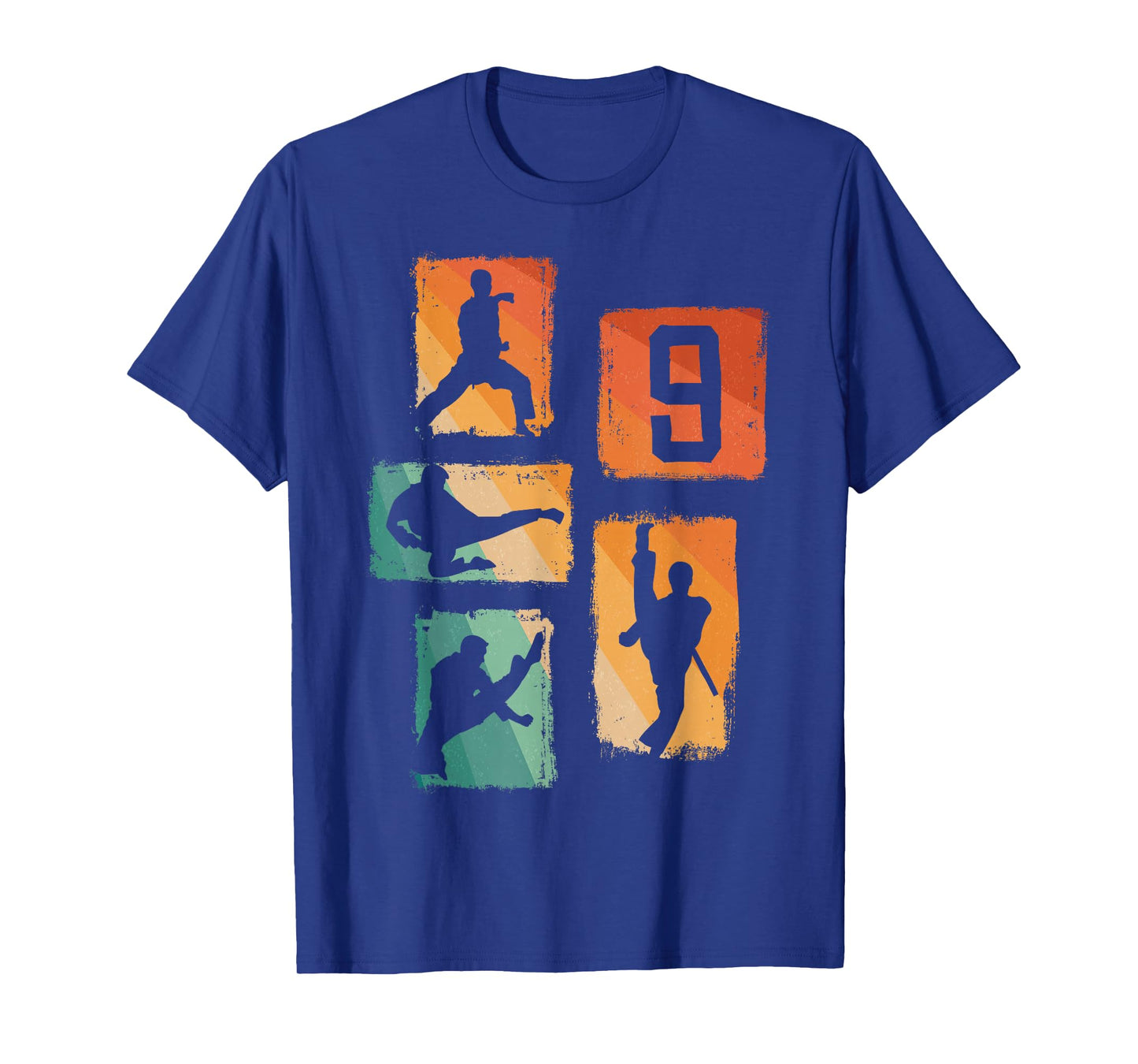 9th Birthday Karate Taekwondo 9 Years Old Boy Martial Arts T-Shirt