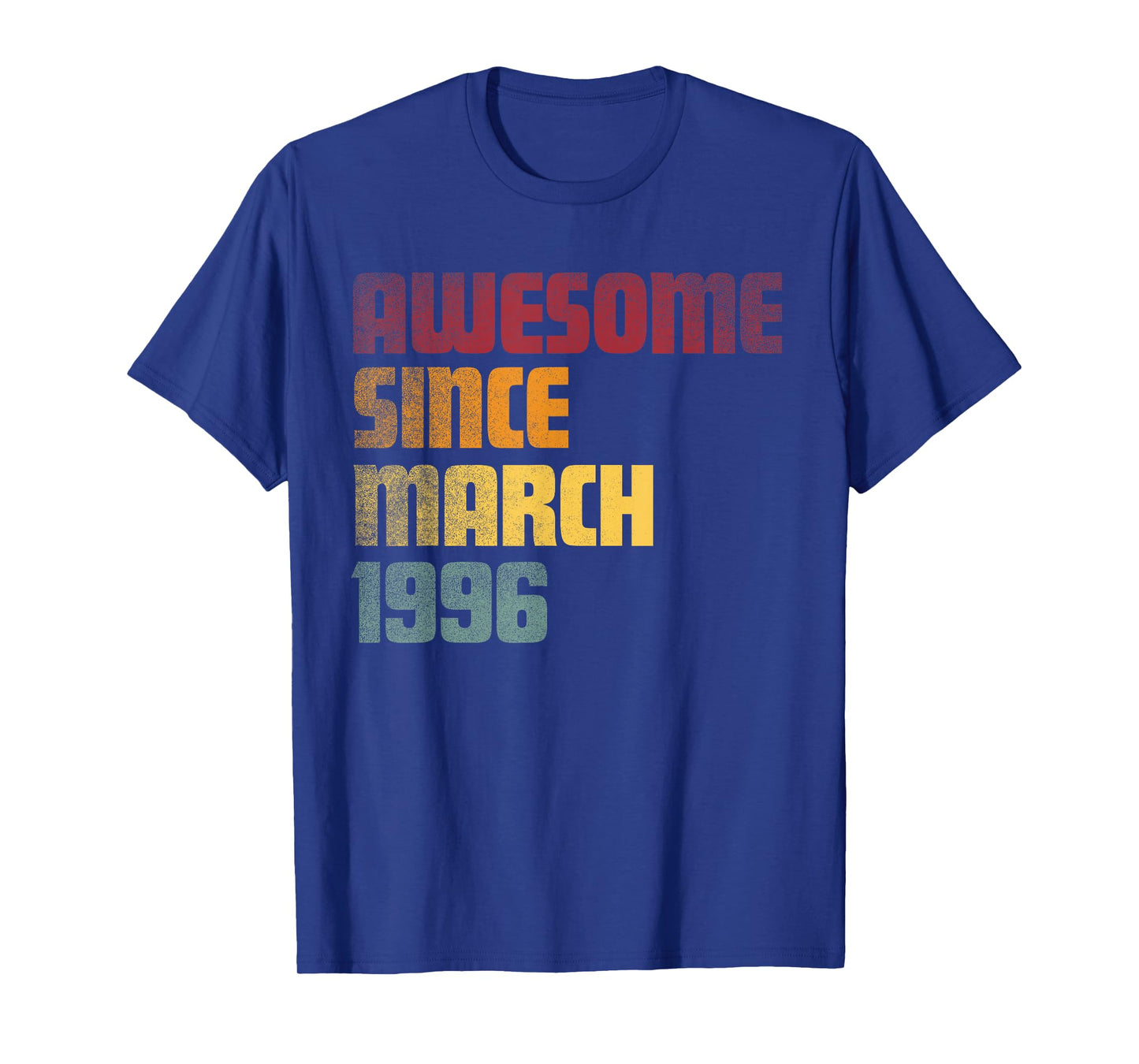 Awesome Since March 1996 30th Birthday - Vintage T-Shirt