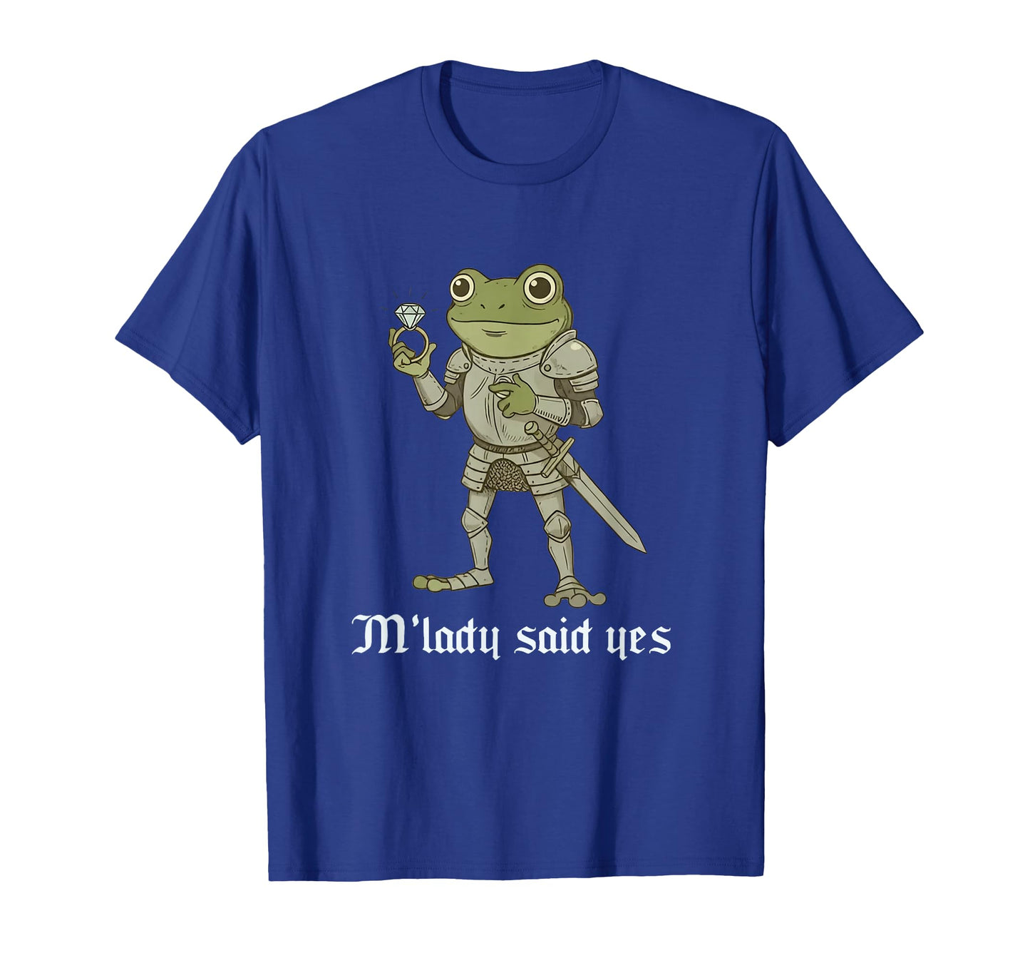 M'lady Said Yes Funny Frog Couple Matching T-Shirt