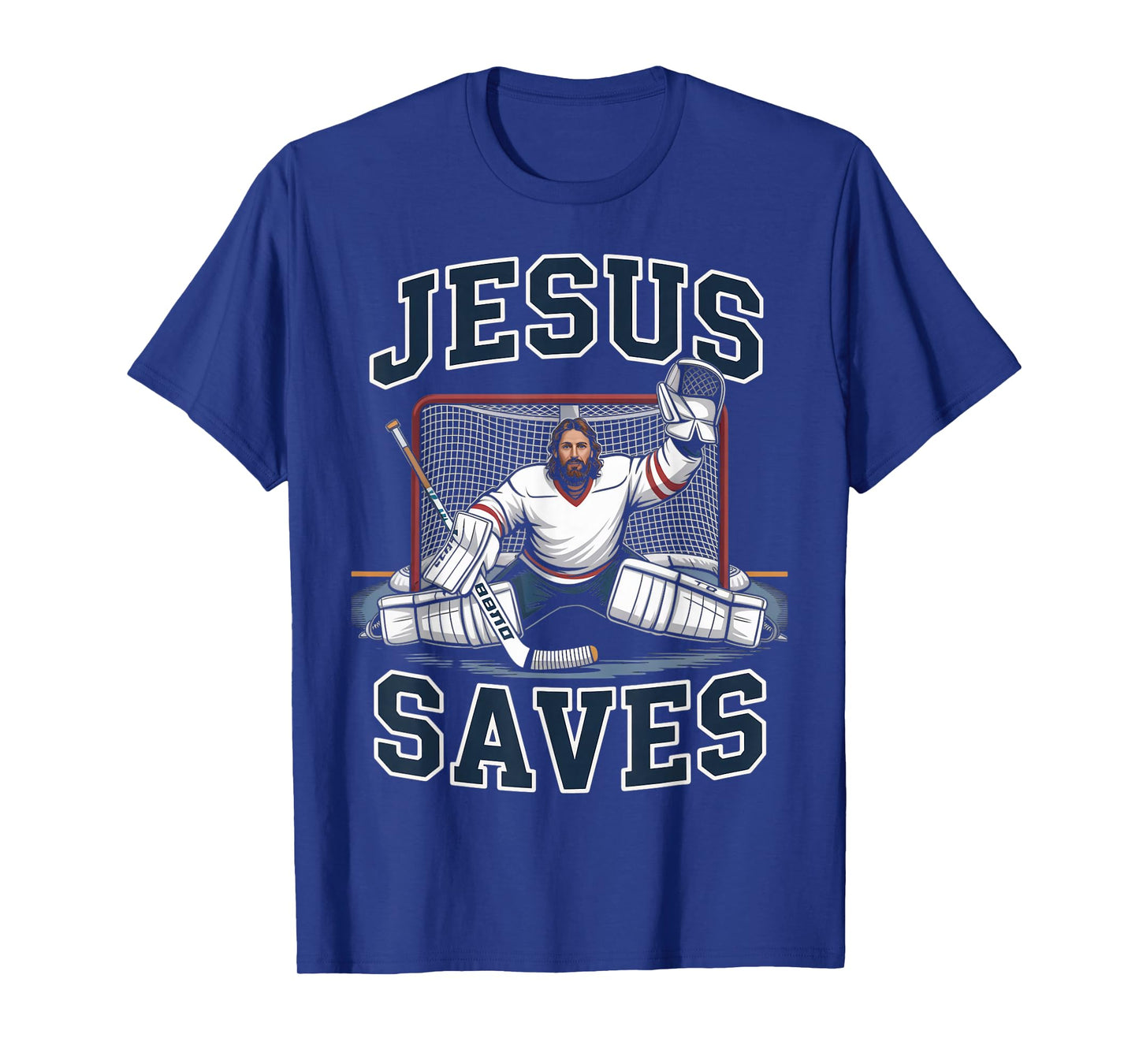 Jesus Saves Hockey Player Team God Hockey Lovers Hockey T-Shirt
