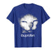 Funny Ibuprofen Cat Meme with Cringe Ugly Feline Face T-Shirt