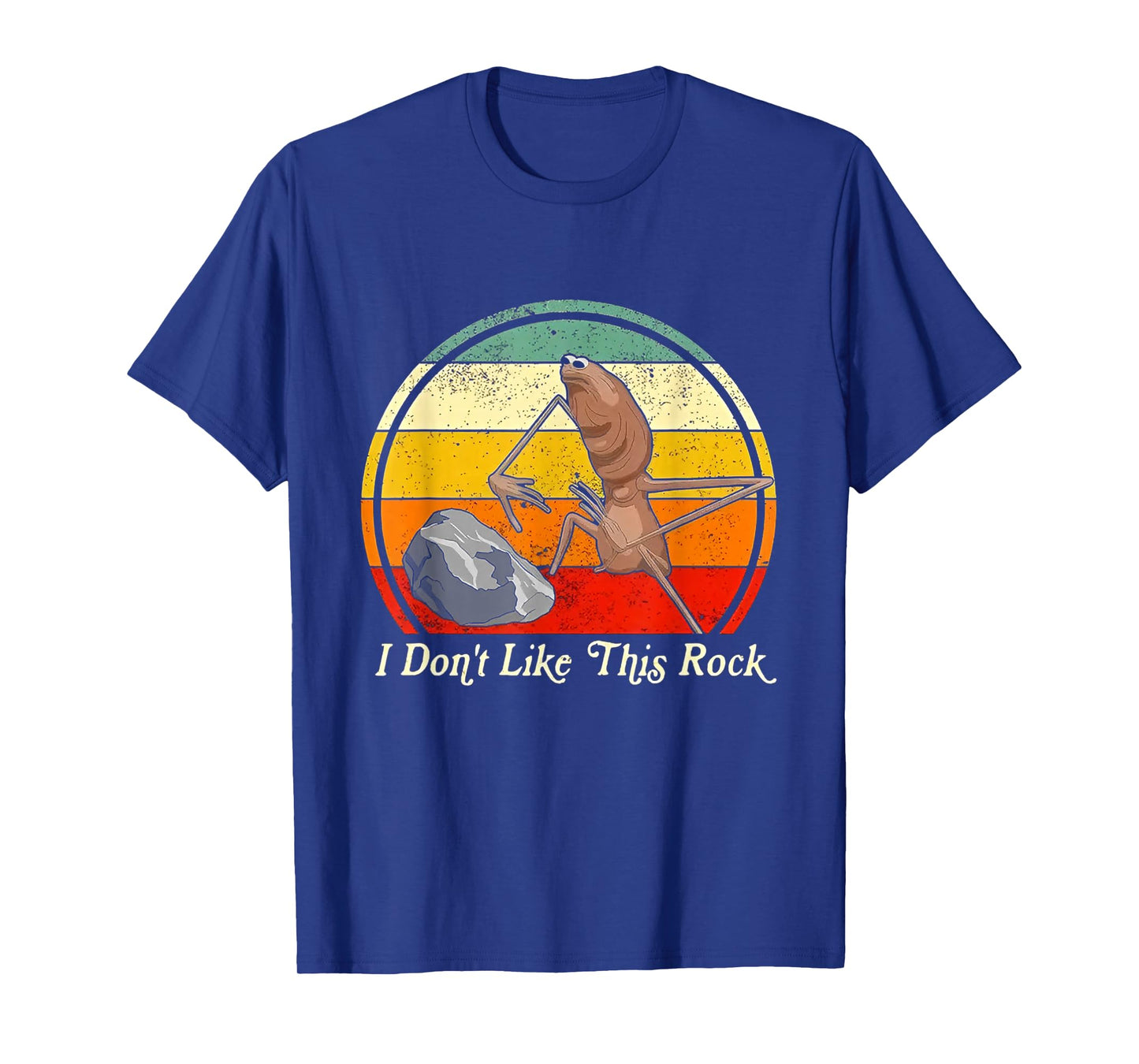 I Don't Like This Rock Marcus The Worm Meme Retro Vintage T-Shirt