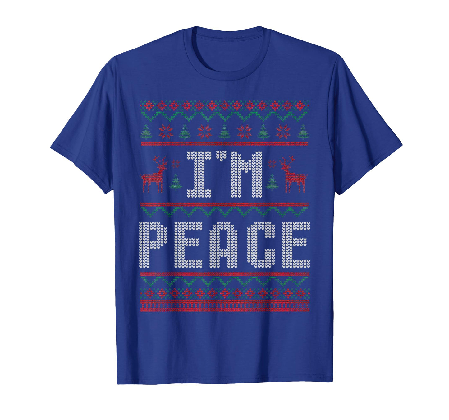 I Come in Peace Couple Matching Ugly Christmas Sweater T-Shirt