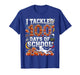 I Tackled 100 Days of School Football 100th Days Boys Sports T-Shirt