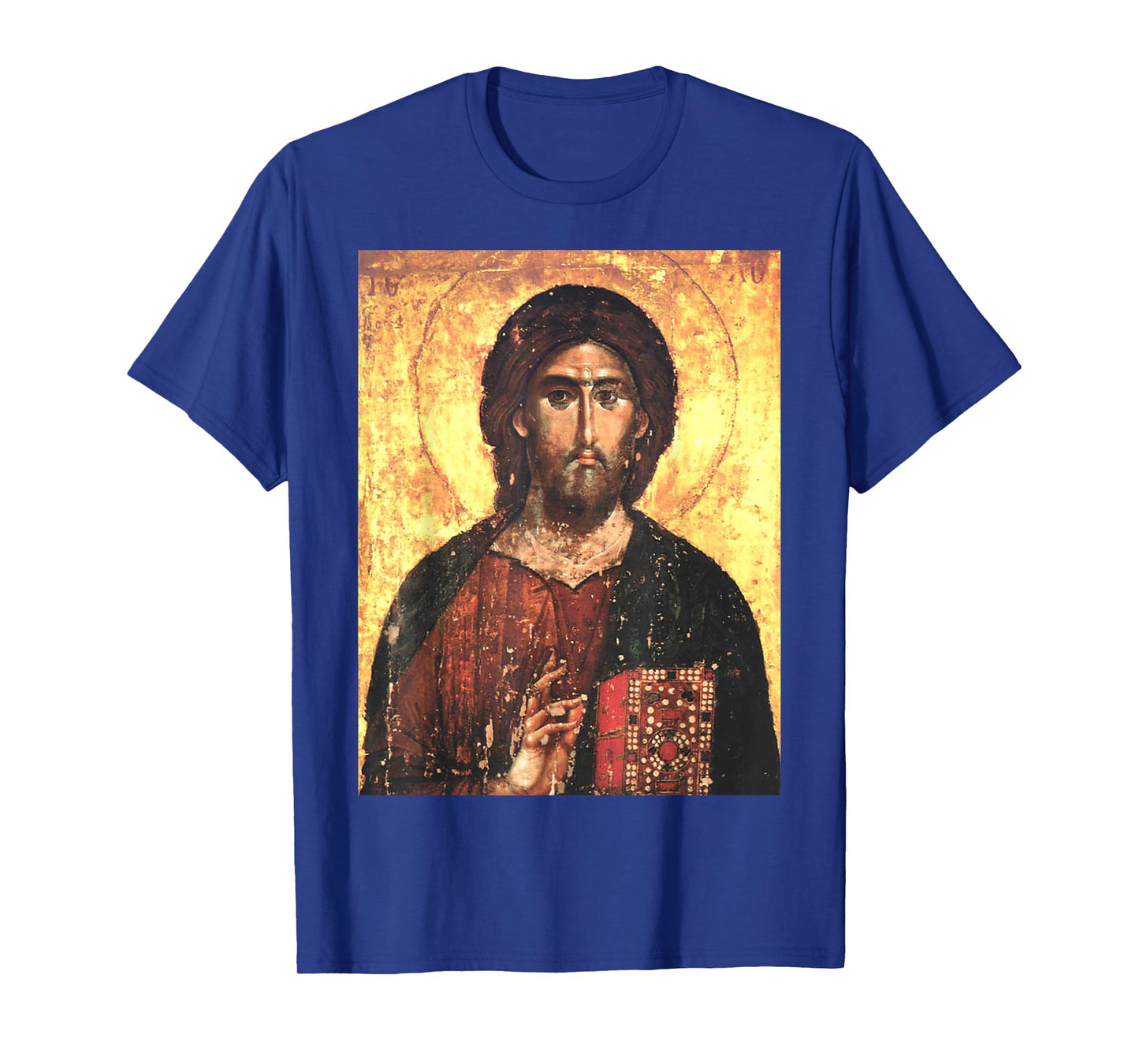 Jesus Christ Orthodox Icon Pantocrator of Hilandar Almighty T-Shirt