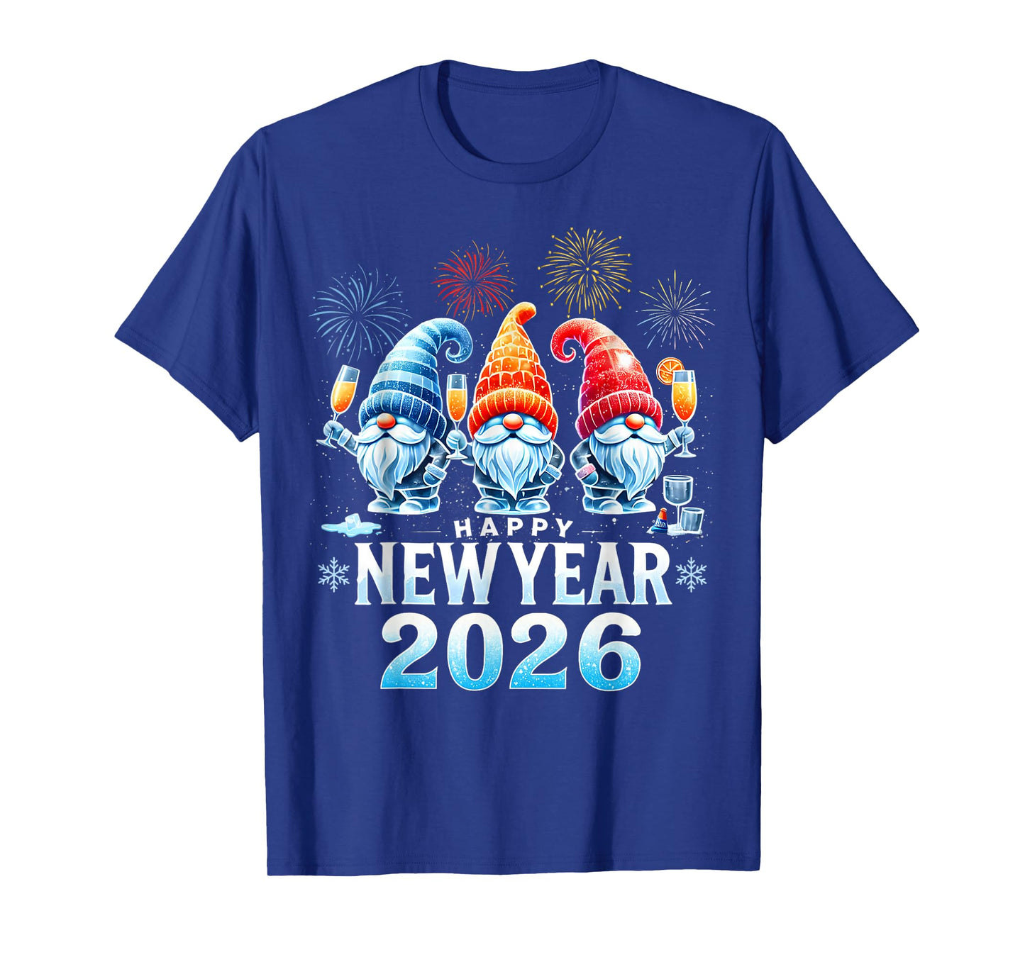 Happy New Year 2026 Gnomes Family Party New Years Eve T-Shirt