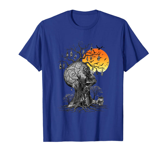 Hangover Human Tree Artwork for Party Lovers T-Shirt