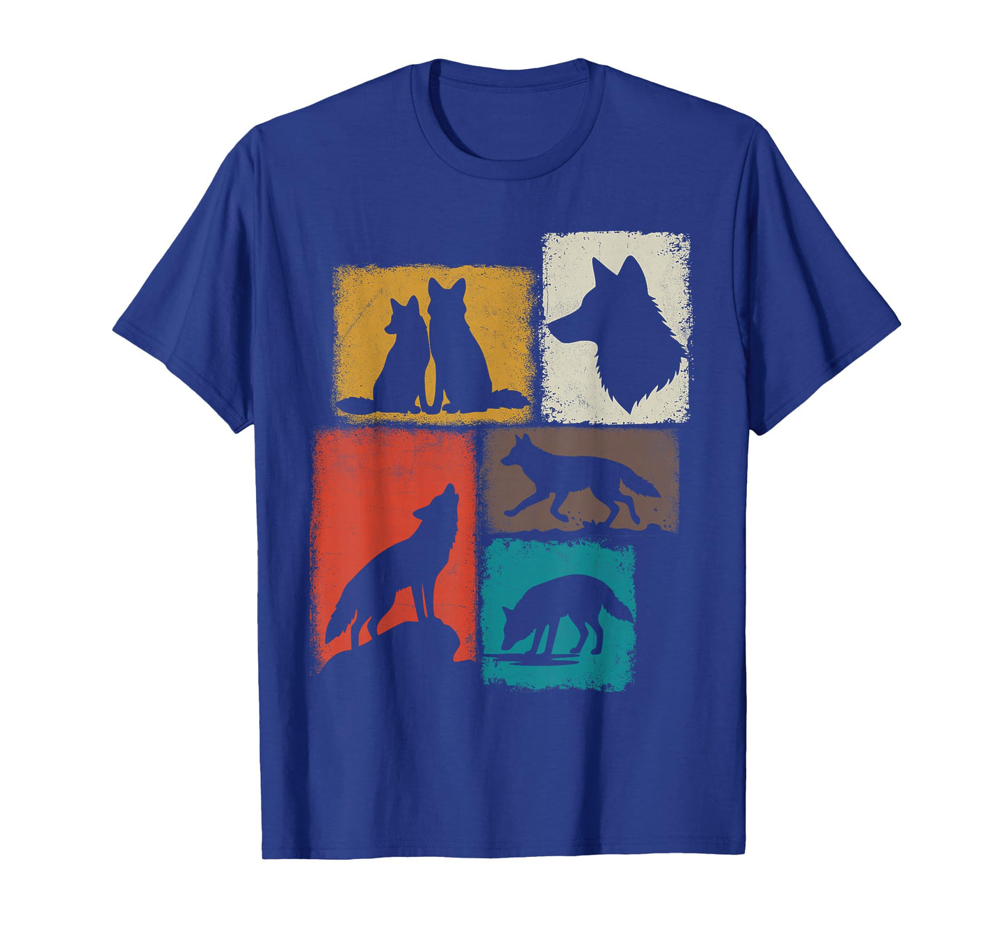 Coyote Vintage Collage Wildlife Lover T-Shirt