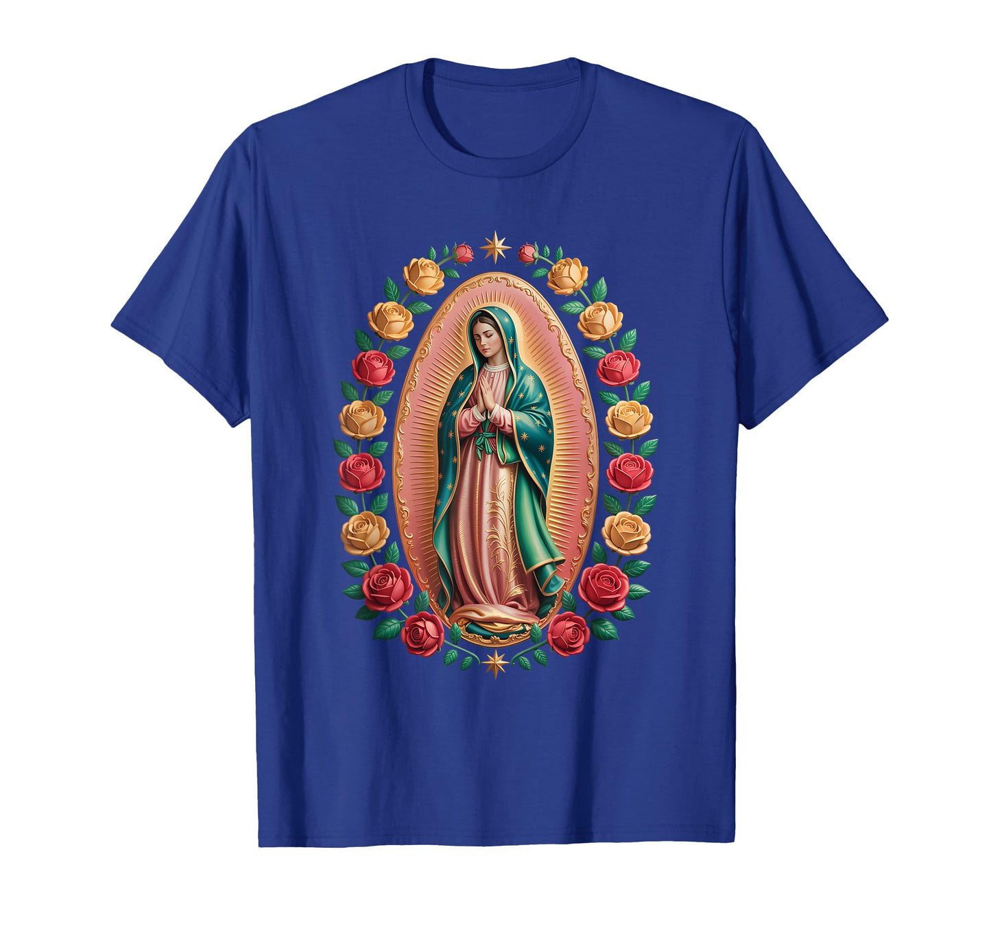 Virgen De Guadalupe Saint Mary Christian Religious Catholic T-Shirt