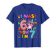 I was Six Now I'm Seven 6 7 Axolotl 67 Meme 7th Birthday T-Shirt
