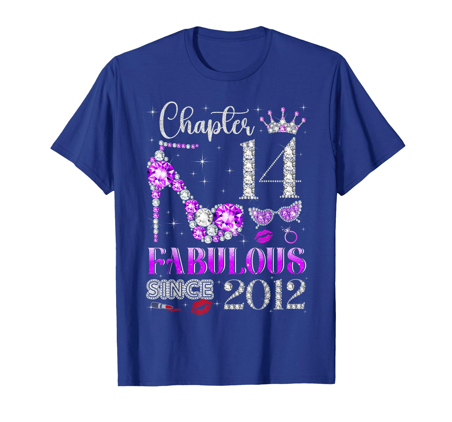 Chapter 14 Fabulous Since 2012 14Th Birthday Ladies Girls T-Shirt