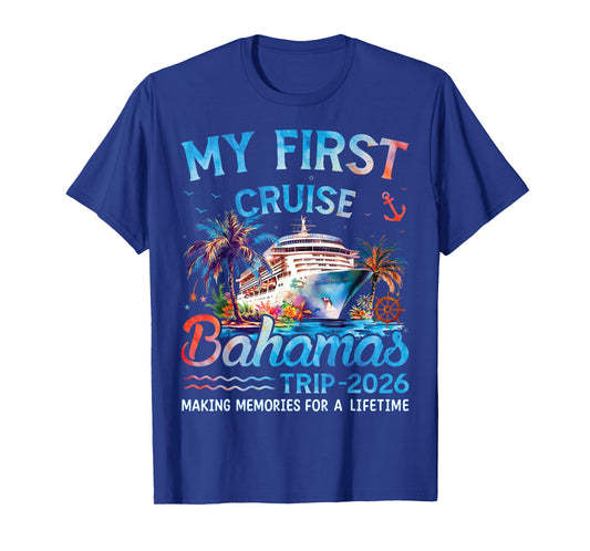 My First Cruise Bahamas Trip 2026 Family Matching Vacation T-Shirt