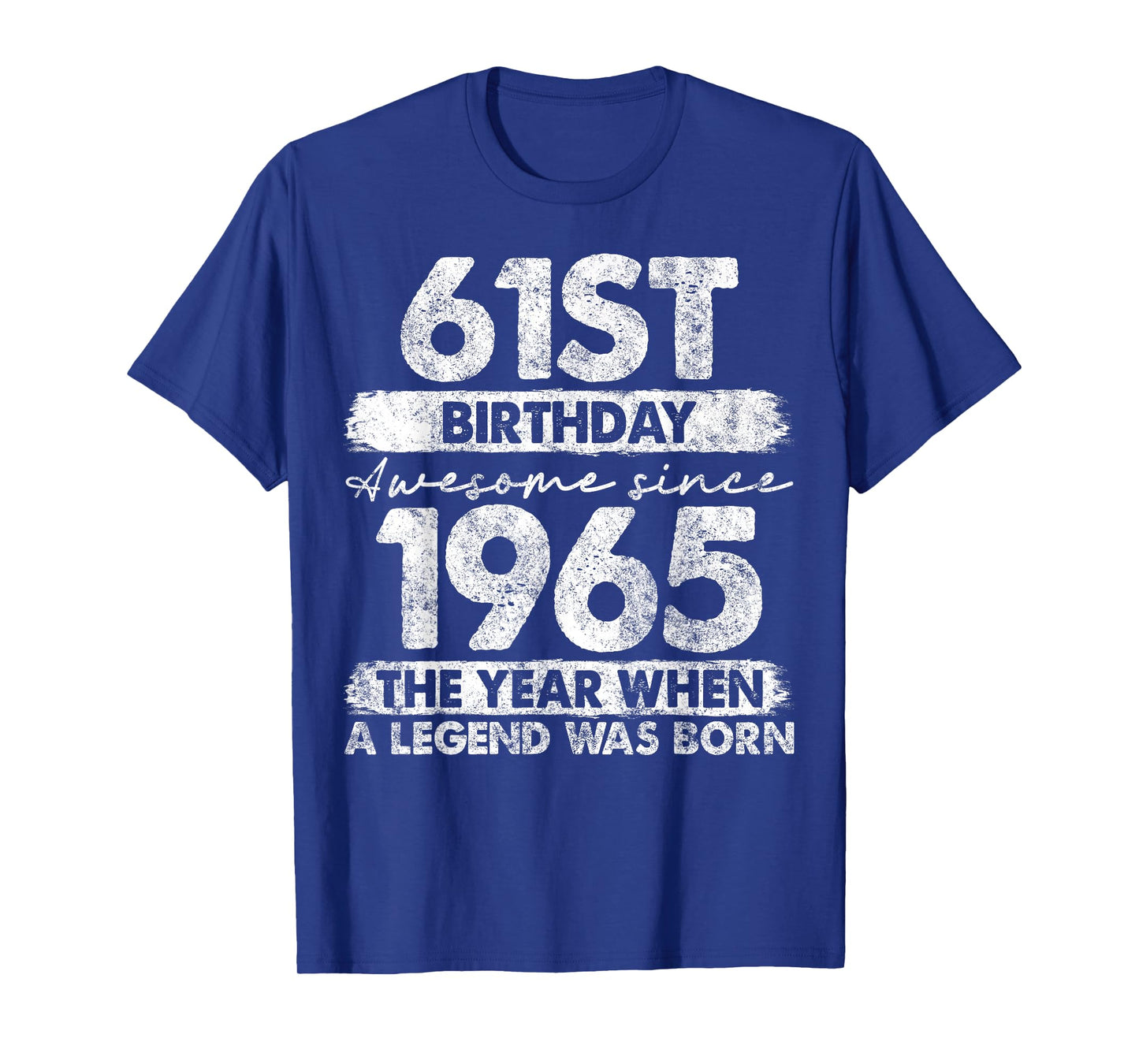 61 Year Old Gifts Vintage 1965 Limited Edition 61st Birthday T-Shirt