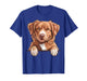 Nova Scotia Duck Tolling Retriever Funny Peeking Toller Dog T-Shirt