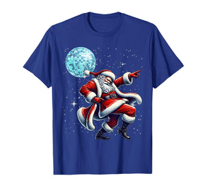 Disco Santa Christmas Nightclub Dancing Santa Claus Holiday T-Shirt