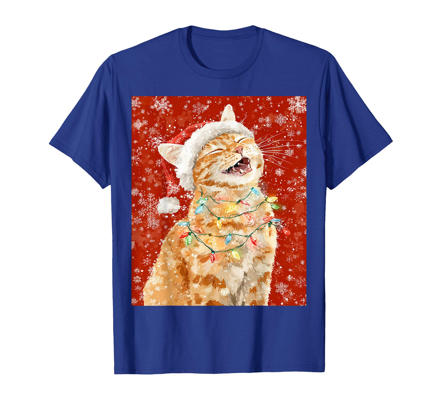 Christmas Orange Cat T-Shirt