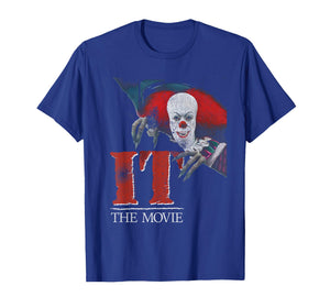 IT Miniseries Pennywise The Clown Poster 90's Horror Movie T-Shirt