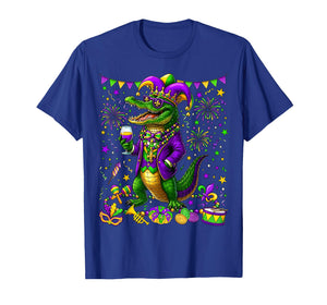 Mardigator Mardi Gras Alligator Costume Men Women Mardi Gras T-Shirt