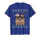 Ugly Xmas Lights Men Women Mastiff Dog Christmas Sweater T-Shirt