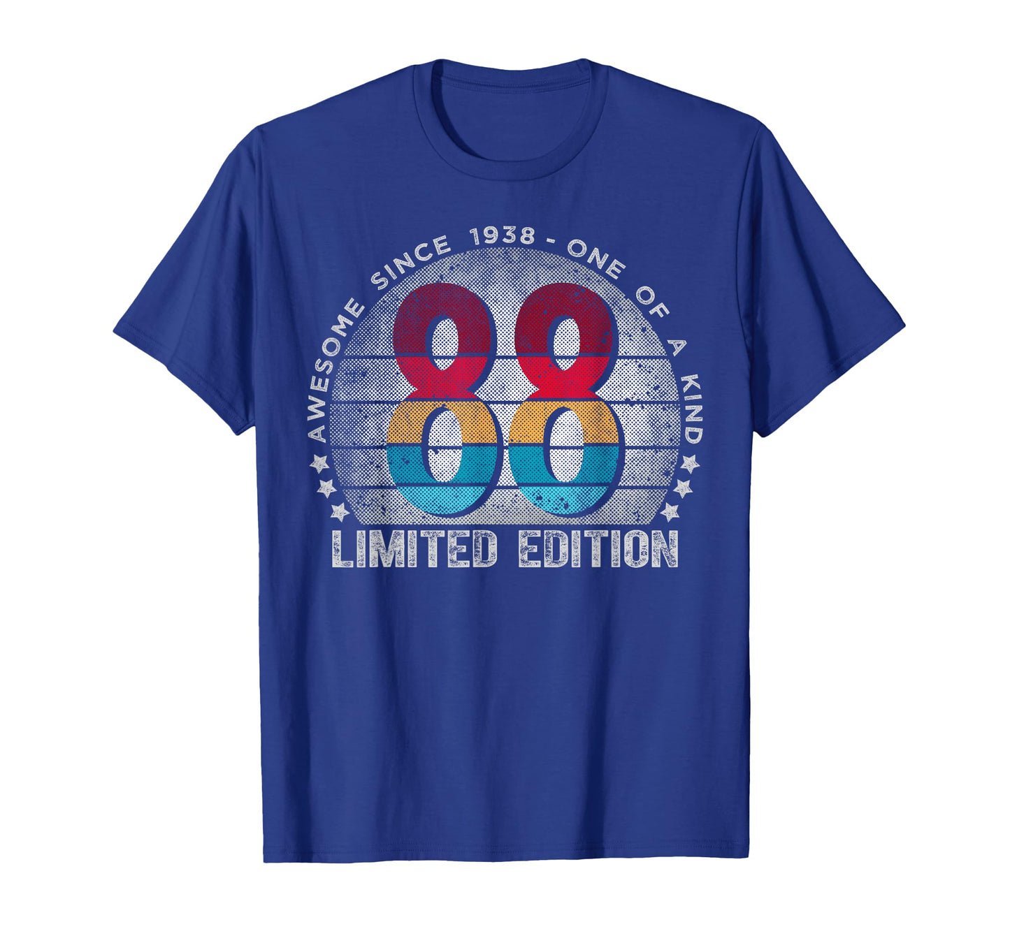 88 Year Old Gifts Vintage 1938 Limited Edition 88th Birthday T-Shirt