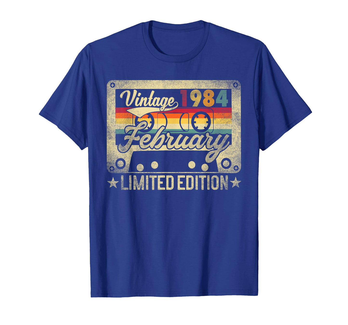 Vintage 1984 February 42 Years Old 42nd Birthday Men Women T-Shirt