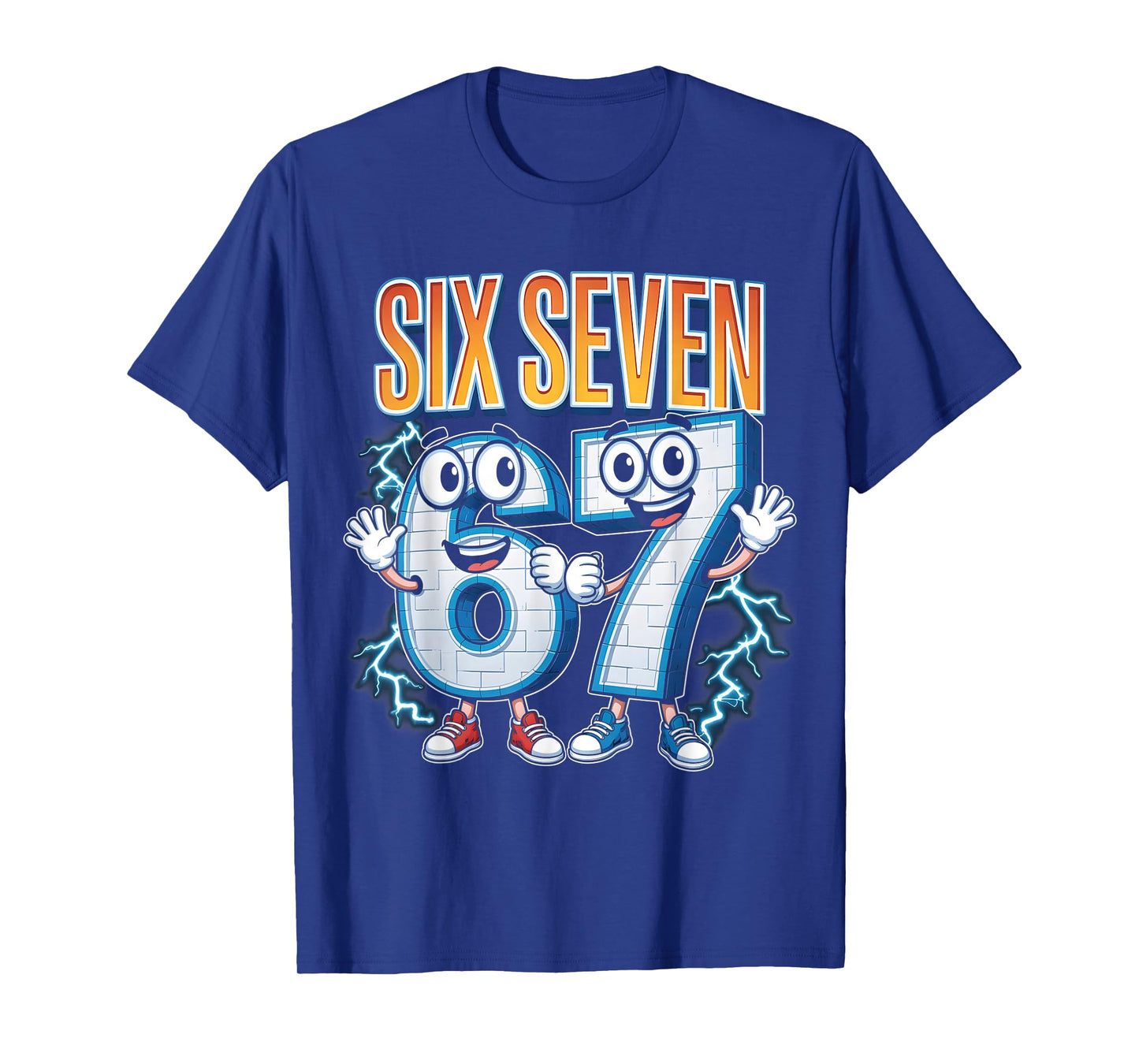 67 Brainrot Italian Meme Funny 67 Kids Costume Six Seven 6-7 T-Shirt
