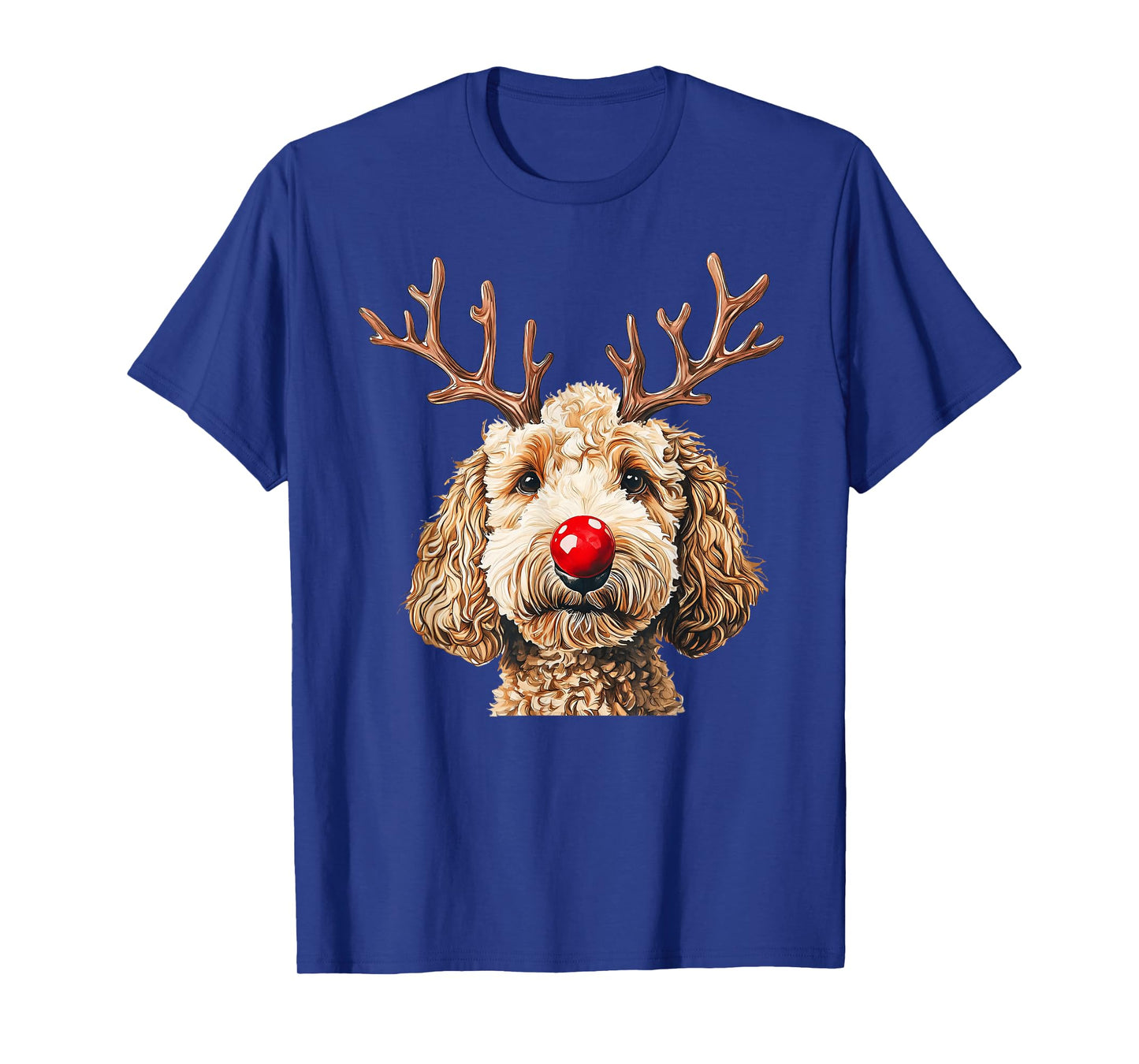 Christmas Goldendoodle Reindeer Dog Lover Doodle Mom T-Shirt
