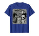 Funny Cat and Alien Rock On Hand Sign UFO Selfie T-Shirt