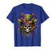 Skull Mardi Gras Men Women Kids Carnival New Orleans Parade T-Shirt