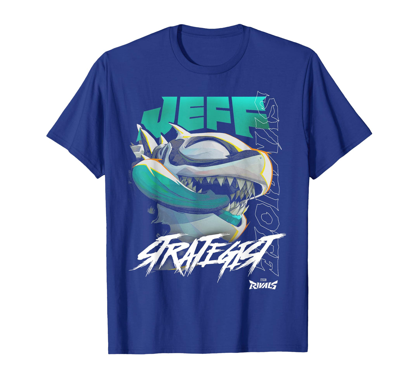 Marvel Rivals Jeff The Land Shark Strategist Art T-Shirt