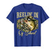 Reelin' in 100 Days of School Bass Fishing Lover Boy Teen T-Shirt