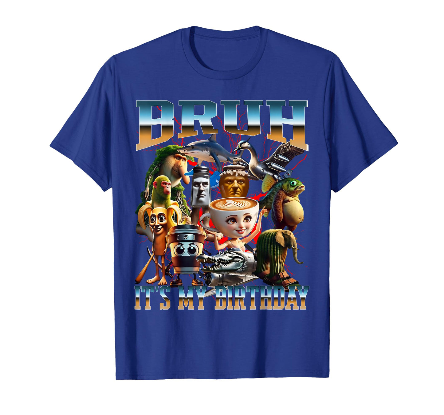 Bruh It’s My Birthday Meme Brainrot Funny T-Shirt