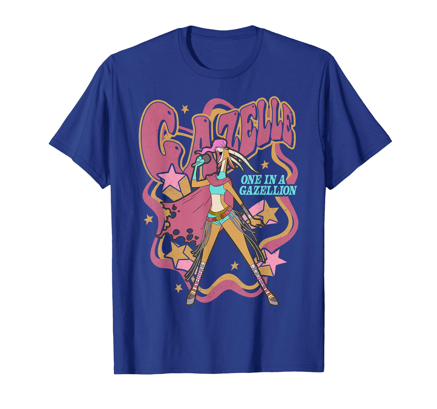 Disney Zootopia 2 Gazelle One in A Gazellion Vintage Poster T-Shirt