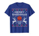 Basketball Christmas Ugly Sweater Merry Swishmas Men Women T-Shirt