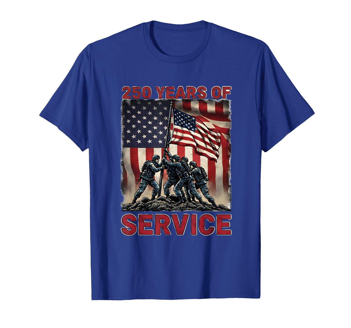 Service 250 Years 1776-2026 250th Birthday T-Shirt