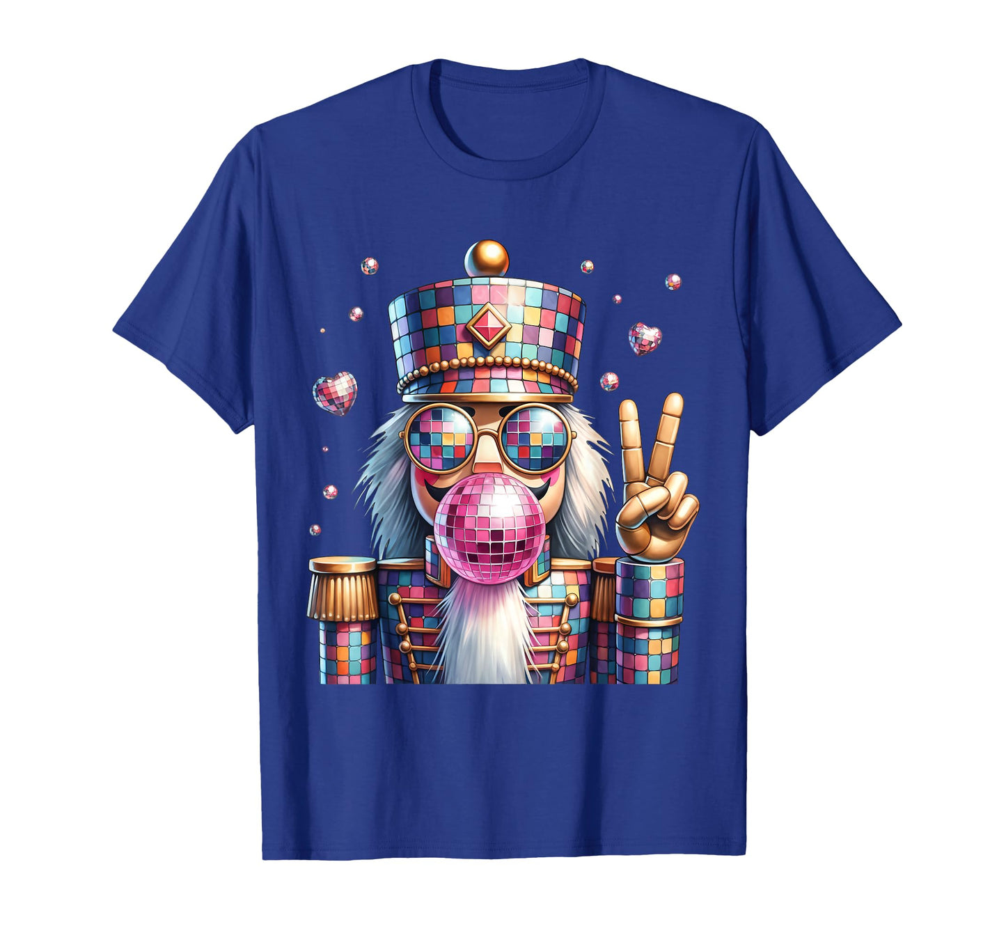 Pink Disco Nutcracker Bubblegum Christmas for Men Women Kid T-Shirt