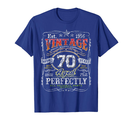 Vintage 1956 Limited Edition Shirt 70 Year Old 70th Birthday T-Shirt