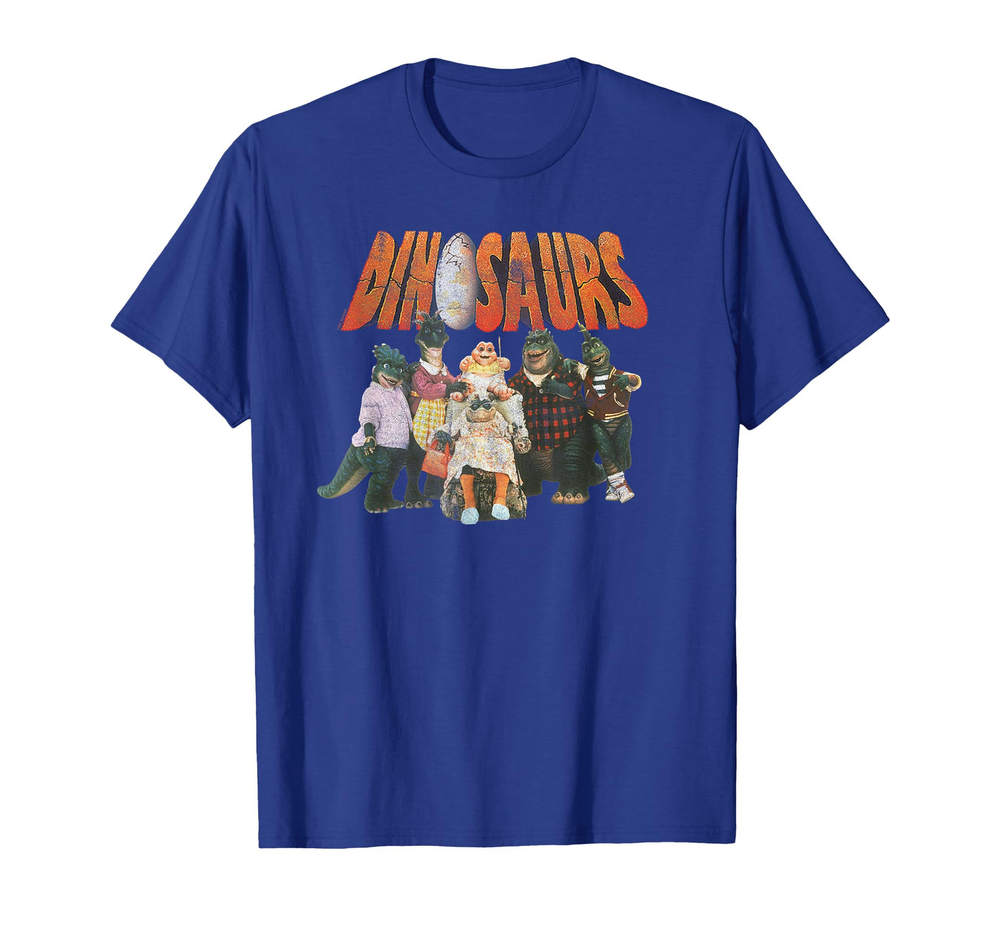 Dinosaurs Sinclair Family Portrait with Logo 90's TV Show T-Shirt
