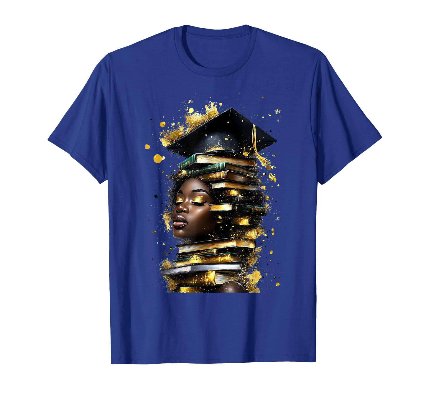 Black Woman African Melanin Educator Black History Teacher T-Shirt