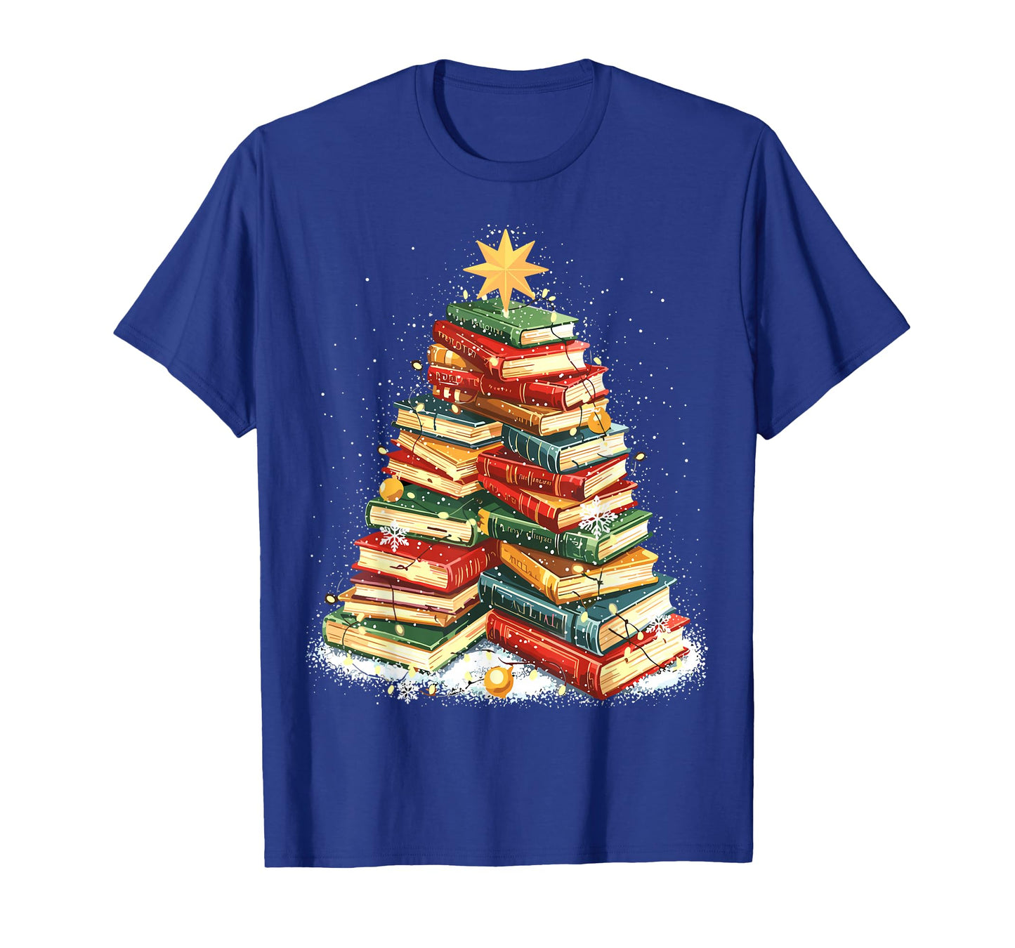 Book Christmas Tree Reading T-Shirt