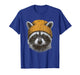 Retro Raccoon Wearing Beanie T-Shirt