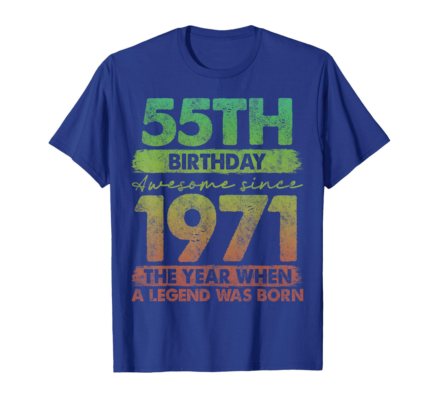 55 Year Old Gifts Vintage 1971 Limited Edition 55th Birthday T-Shirt