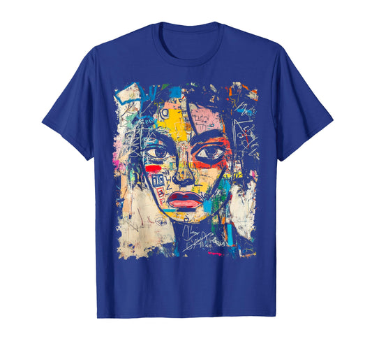I Lov Art Style Women's 90s Abstract Painting Graffiti T-Shirt