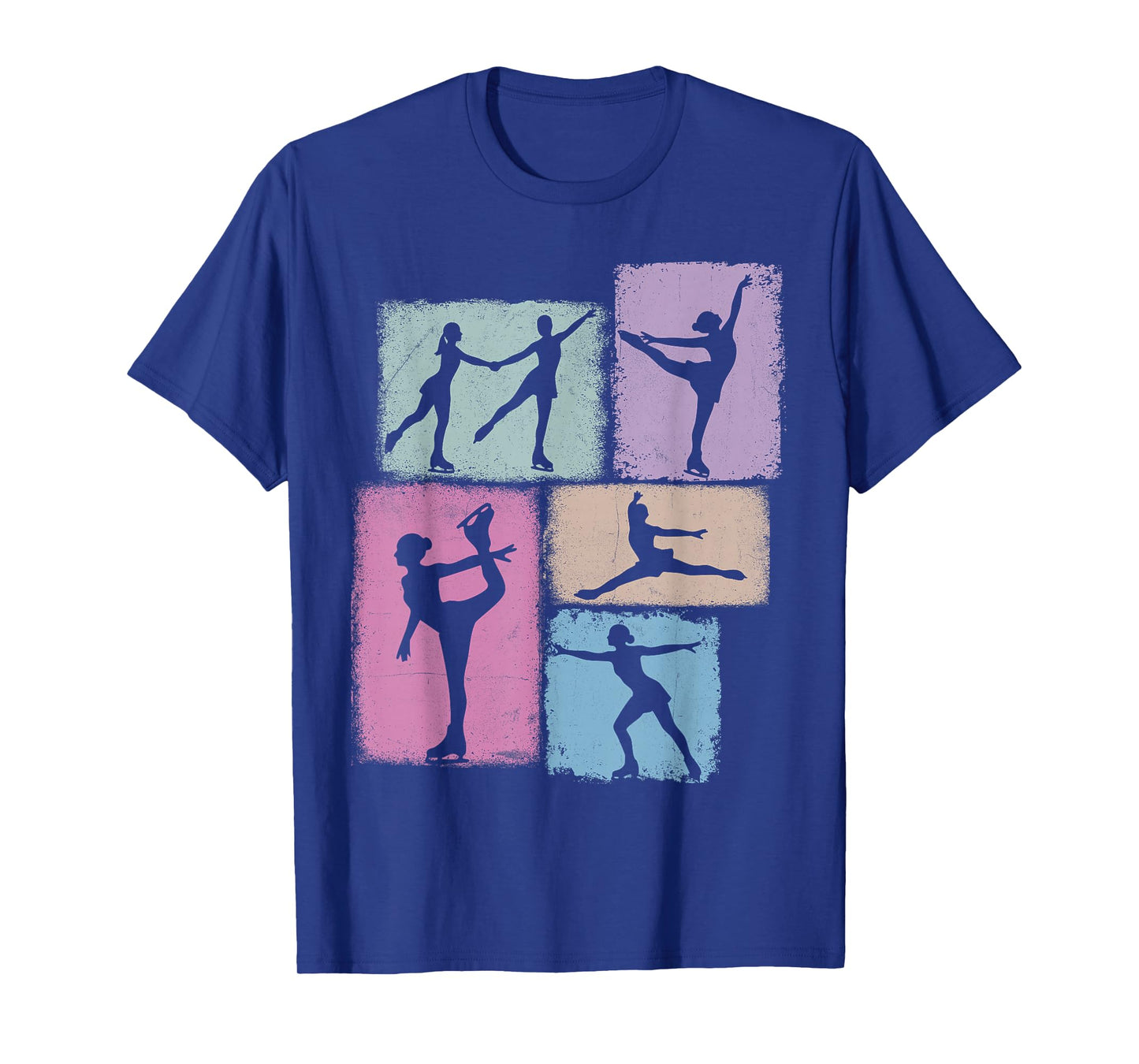 Figure Skating Collage Skater Women Kids Youth Girl T-Shirt