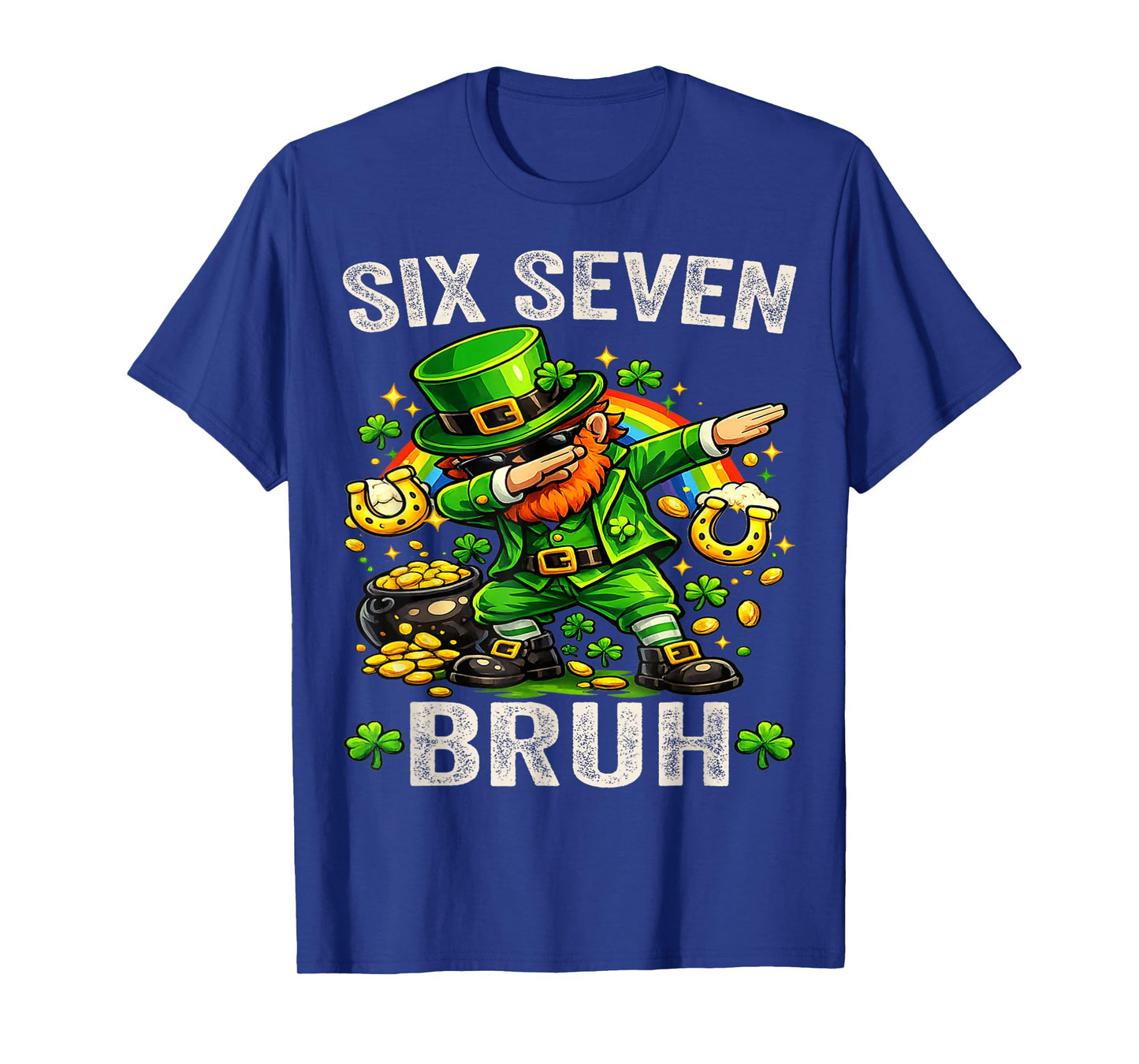 Bruh St Patricks Day Six Seven Kids Boys Men Women 67 Meme T-Shirt